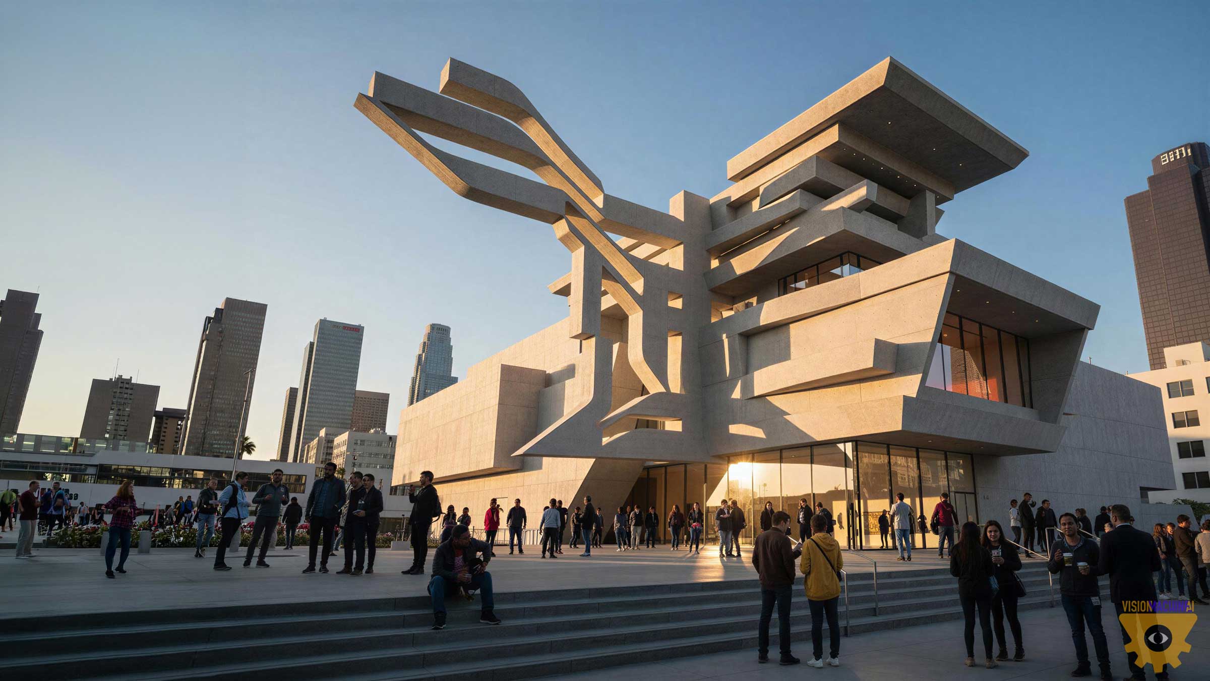 3D-print to Architecture — cantilevered civic building