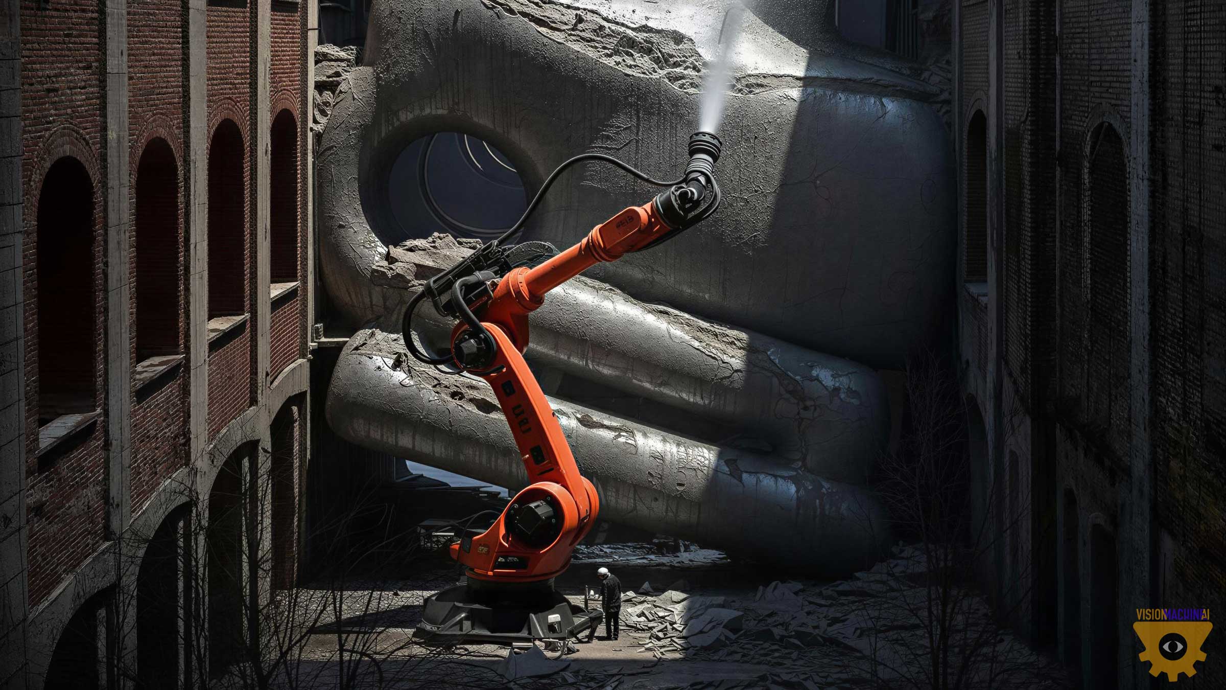 Shotcrete — inflatable architecture concept